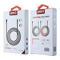 UNIQ Accessory UNIQ Accessory Lightning USB Kabel 200cm snellader dataoverdracht - Zwart