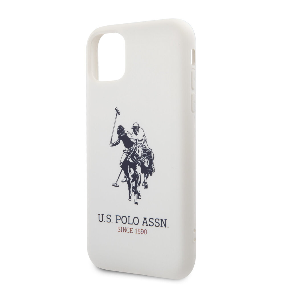 US Polo Apple iPhone 11 Pro Wit Backcover hoesje - Groot paard