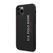 US Polo Apple iPhone 11 Pro Max zwart Backcover hoesje - effect Logo US Polo Apple iPhone 11 Pro Max zwart Backcover hoesje - effect Logo