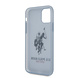 US Polo Apple iPhone 11 Pro Blauw Backcover hoesje - Groot paard US Polo Apple iPhone 11 Pro Blauw Backcover hoesje - Groot paard