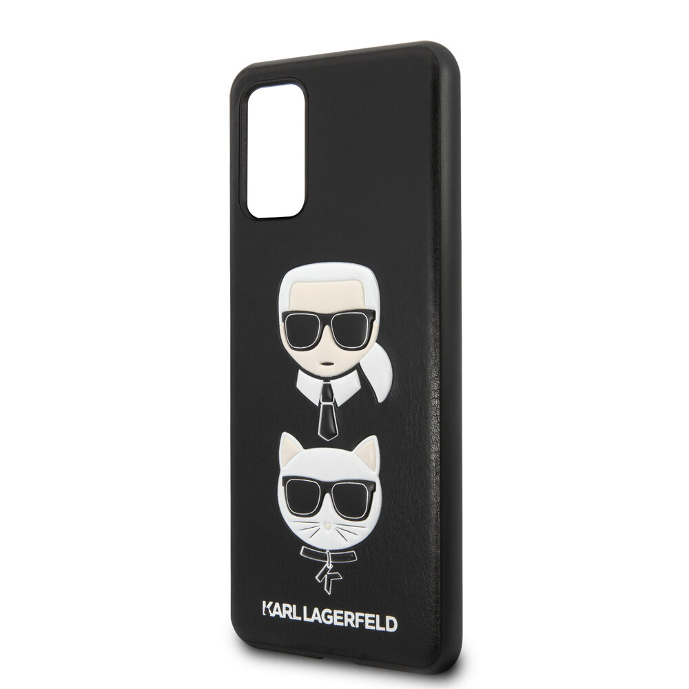 Karl Lagerfeld Karl Lagerfeld Samsung Galaxy S20 Plus Afdrukken Backcover hoesje - Leer In reliëf Karl Lagerfeld Karl Lagerfeld Samsung Galaxy S20 Plus Afdrukken Backcover hoesje - Leer In reliëf