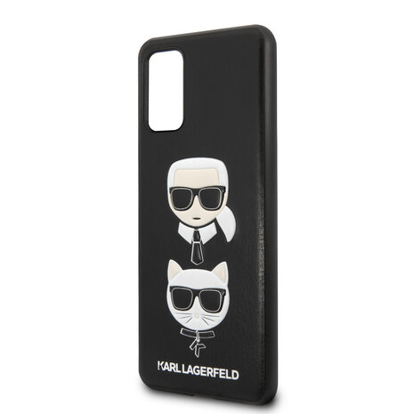 Karl Lagerfeld Karl Lagerfeld Samsung Galaxy S20 Plus Afdrukken Backcover hoesje - Leer In reliëf Karl Lagerfeld Karl Lagerfeld Samsung Galaxy S20 Plus Afdrukken Backcover hoesje - Leer In reliëf