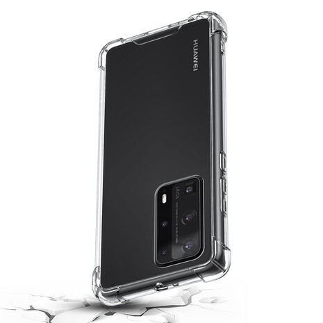 Huawei Huawei P40 Pro plus Transparant Backcover hoesje - silicone Huawei Huawei P40 Pro plus Transparant Backcover hoesje - silicone