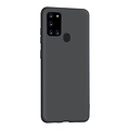 Samsung Galaxy A21S zwart Backcover hoesje - silicone