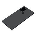Samsung Galaxy A21S zwart Backcover hoesje - silicone