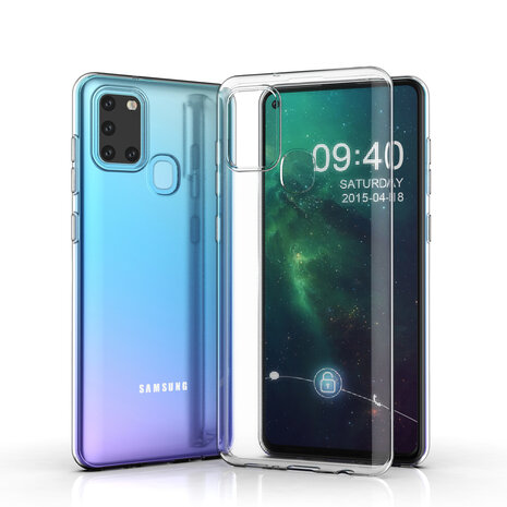 Samsung Galaxy A21S Transparent Back cover case - Silicone Samsung Galaxy A21S Transparent Back cover case - Silicone