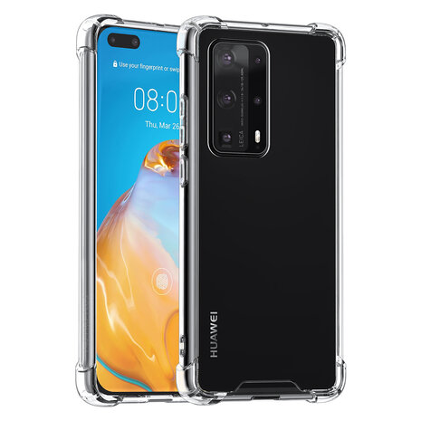 Huawei Huawei P40 Pro plus Transparent Back cover case - Silicone Huawei Huawei P40 Pro plus Transparent Back cover case - Silicone