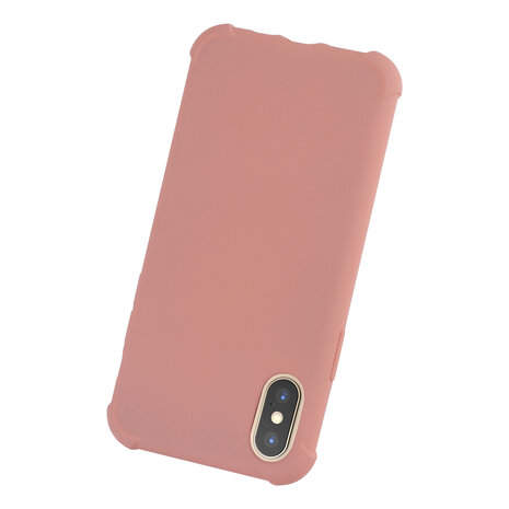Apple iPhone Xs Max Rose Back cover coque - Silicone