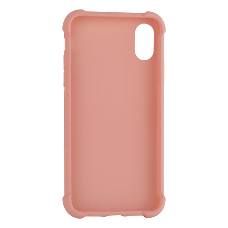 Apple iPhone Xs Max Roze Backcover hoesje - silicone