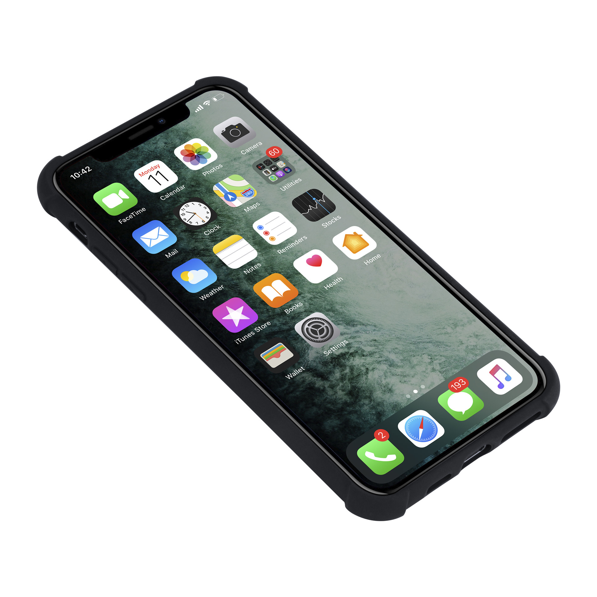 Apple iPhone XR zwart Backcover hoesje - silicone, foto 6 van 6