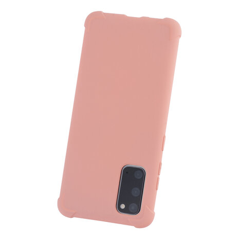 Samsung Galaxy S20 Roze Backcover hoesje - silicone
