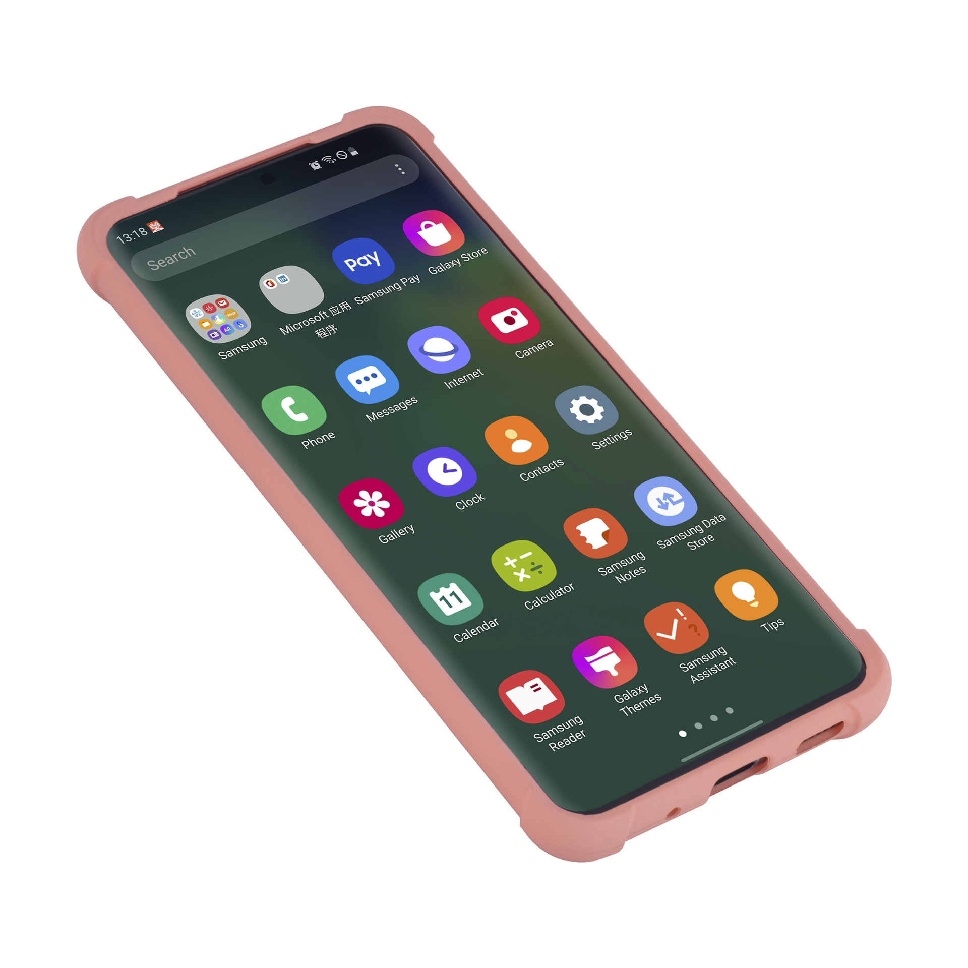 Samsung Galaxy S20 Plus Roze Backcover hoesje - silicone, foto 4 van 6