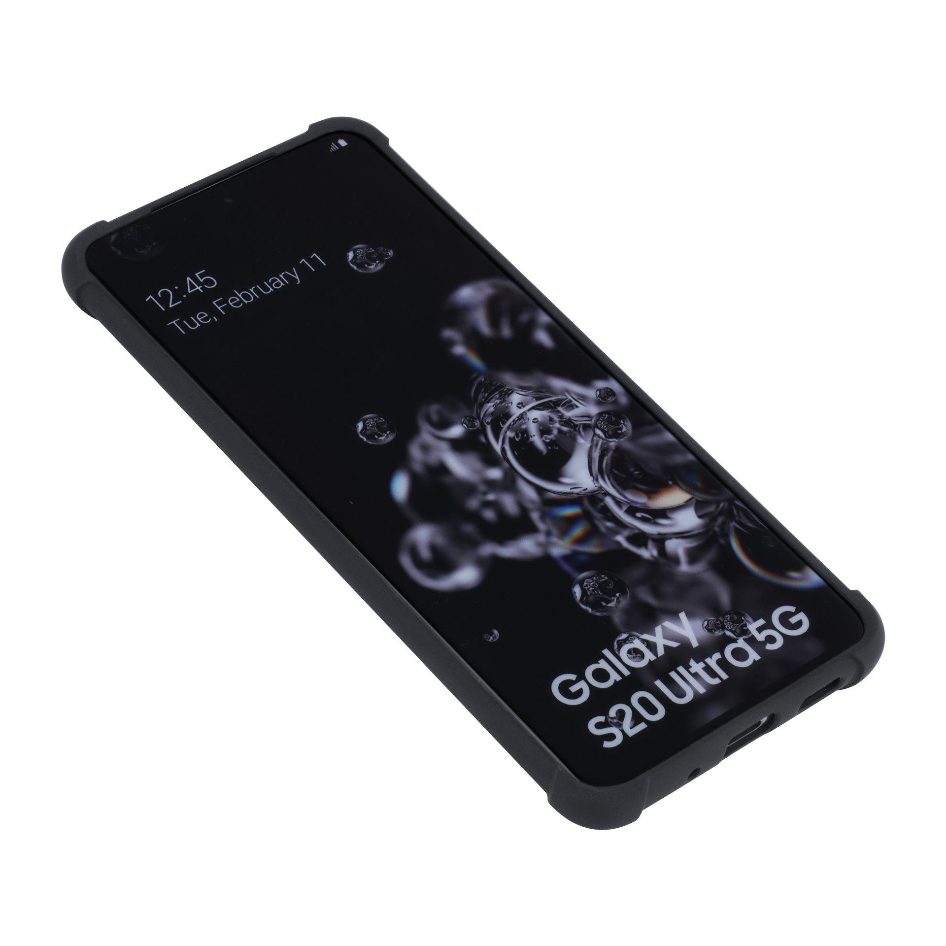 Samsung Galaxy S20 Ultra zwart Backcover hoesje - silicone, foto 5 van 6