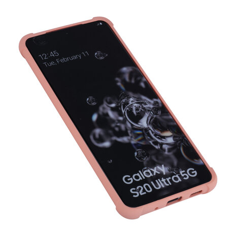 Samsung Galaxy S20 Ultra Rose Back cover coque - Silicone Samsung Galaxy S20 Ultra Rose Back cover coque - Silicone