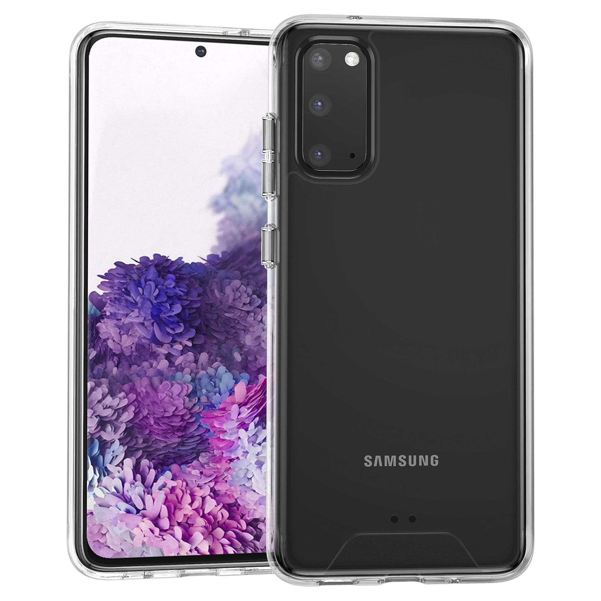 Samsung Galaxy S20 Backcover hoesje Transparant - silicone, foto 4 van 5