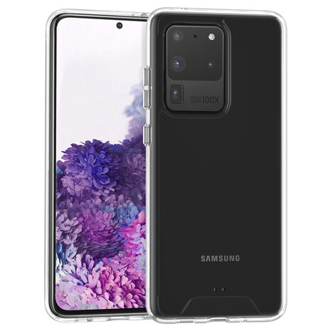 Samsung Galaxy S20 Ultra Transparent Back cover case - Silicone Samsung Galaxy S20 Ultra Transparent Back cover case - Silicone