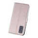 Samsung Galaxy S20 Rose Gold Book type case - Card holder Samsung Galaxy S20 Rose Gold Book type case - Card holder