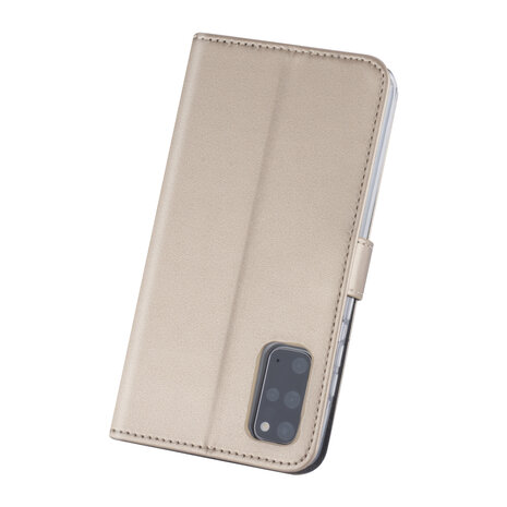 Samsung Galaxy S20 Plus Gold Book type case - Card holder Samsung Galaxy S20 Plus Gold Book type case - Card holder