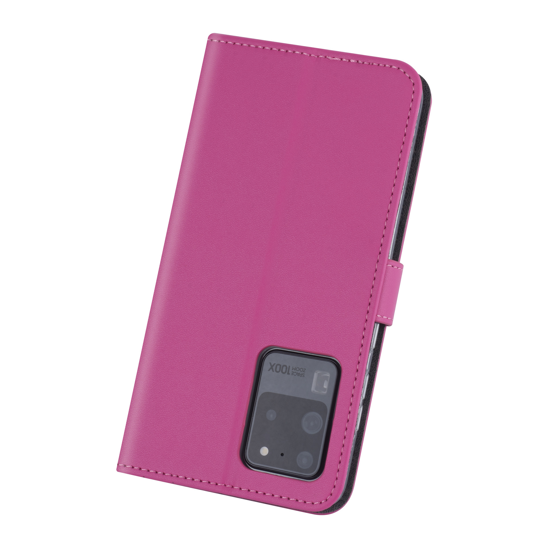 Samsung Galaxy S20 Ultra Book Case hoesje - felroze - Kaarthouder, foto 6 van 6