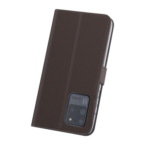 Samsung Galaxy S20 Ultra Book Case hoesje - Bruin - Kaarthouder