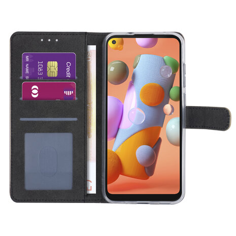 Samsung Galaxy A11 Gold Book-Case hul - Kartenhalter Samsung Galaxy A11 Gold Book-Case hul - Kartenhalter