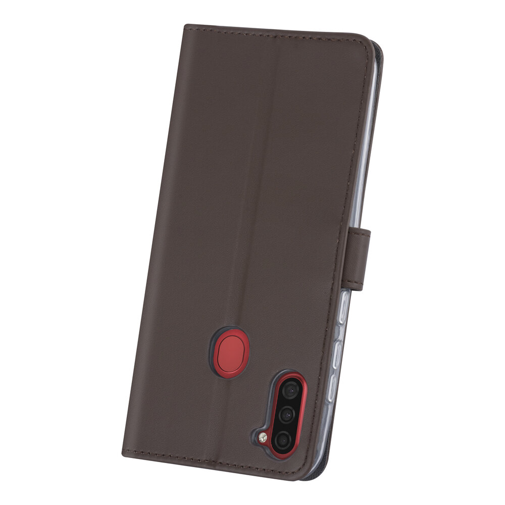 Samsung Galaxy A11 Braun Book-Case hul - Kartenhalter Samsung Galaxy A11 Braun Book-Case hul - Kartenhalter