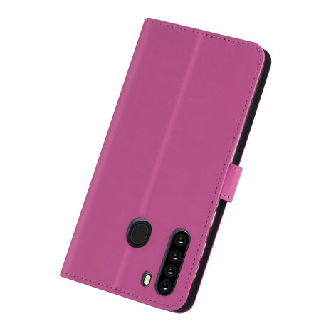 Samsung Galaxy A21 Hot pink Book type case - Card holder Samsung Galaxy A21 Hot pink Book type case - Card holder