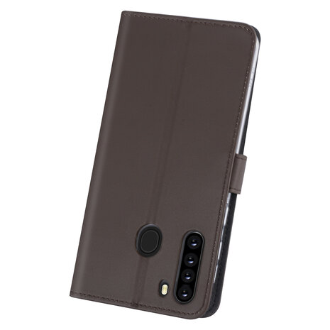 Samsung Galaxy A21 marron Book type housse - Titulaire de la carte Samsung Galaxy A21 marron Book type housse - Titulaire de la carte