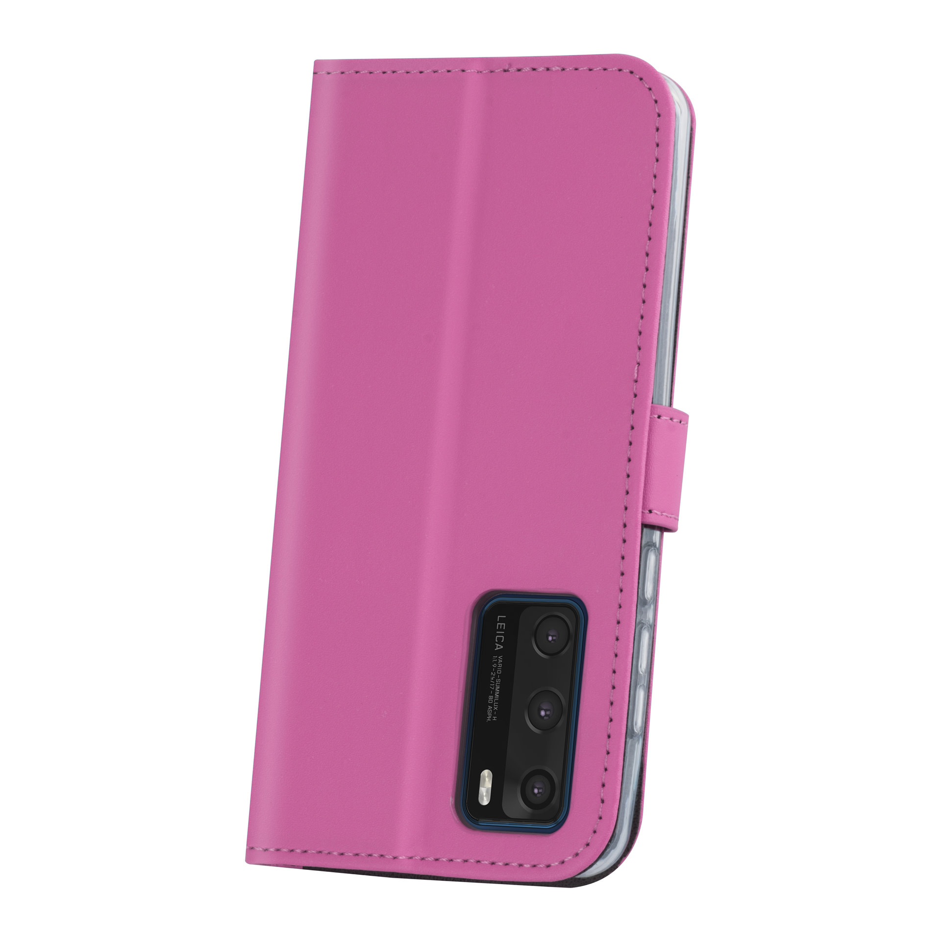 Hoesje voor Huawei P40 - Felroze - Book Case - Kaarthouder, foto 6 van 6