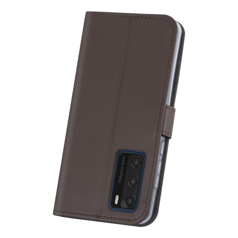 Huawei P40 Braun Book-Case hul - Huawei P40 Braun Book-Case hul -