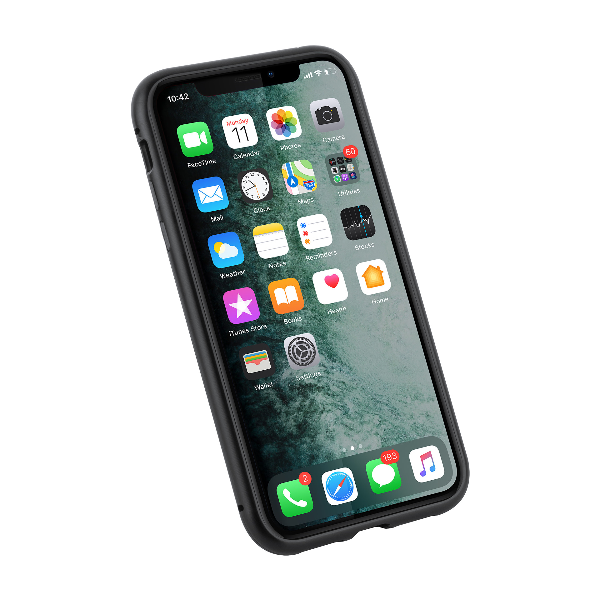 Apple iPhone 11 Pro zwart Backcover hoesje - Glas en metaal, foto 5 van 6