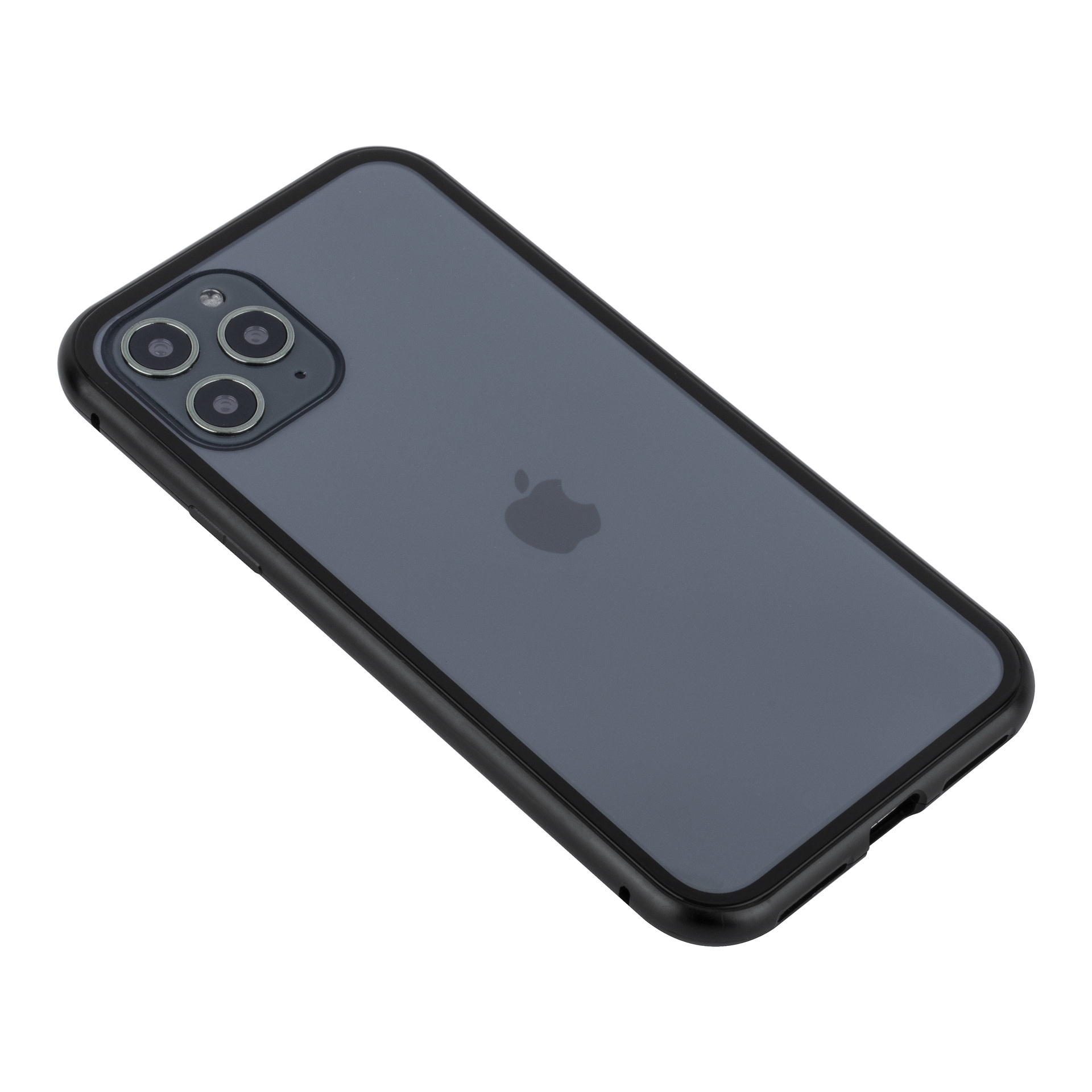 Apple iPhone 11 Pro zwart Backcover hoesje - Glas en metaal, foto 6 van 6