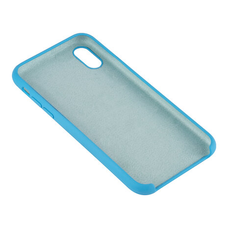 Apple iPhone X-Xs Light Blue Back cover case - Silicone Apple iPhone X-Xs Light Blue Back cover case - Silicone