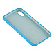 Apple iPhone X-Xs Lichtblauw Backcover hoesje - silicone Apple iPhone X-Xs Lichtblauw Backcover hoesje - silicone