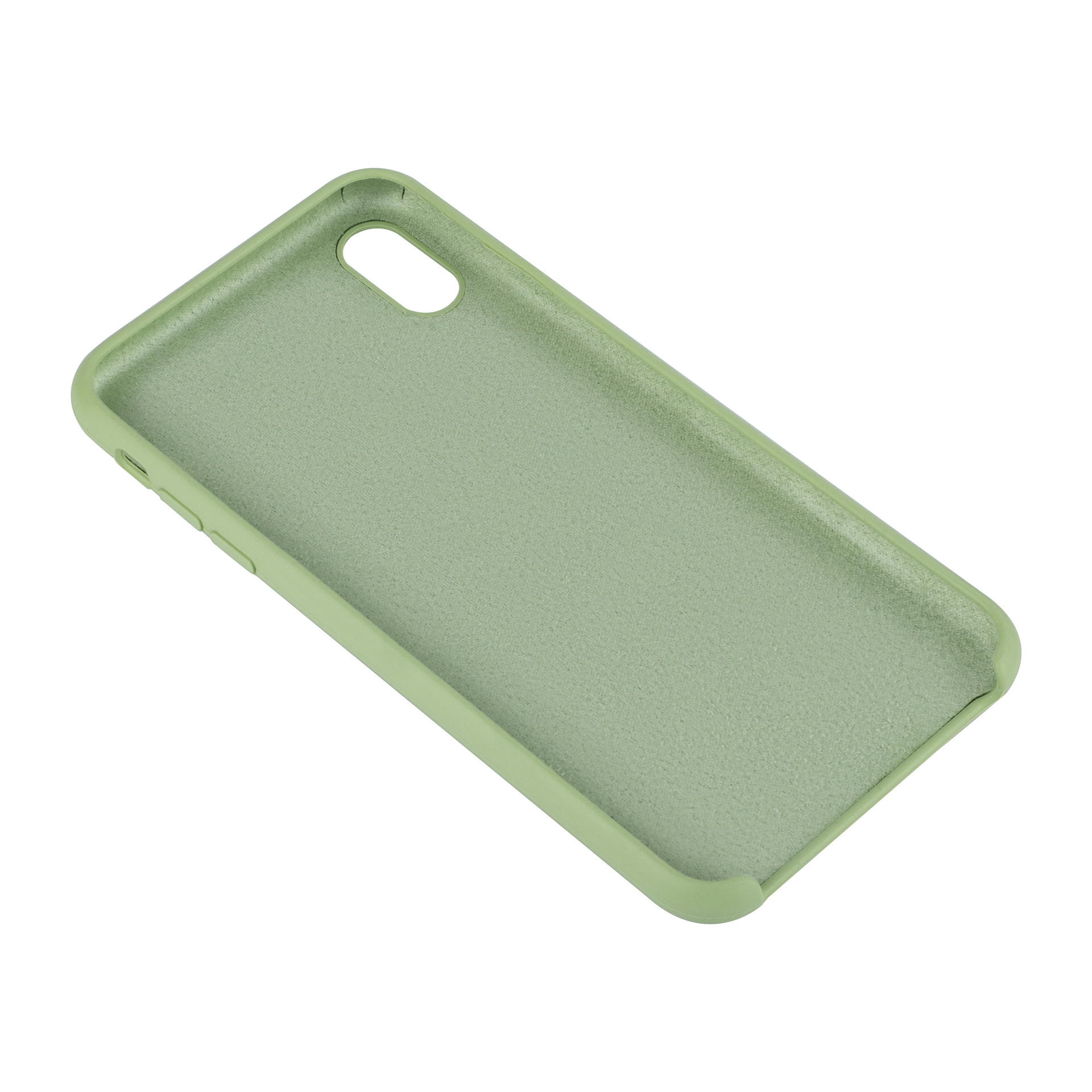 Apple iPhone Xs Max Licht groen Backcover hoesje - silicone, foto 6 van 6