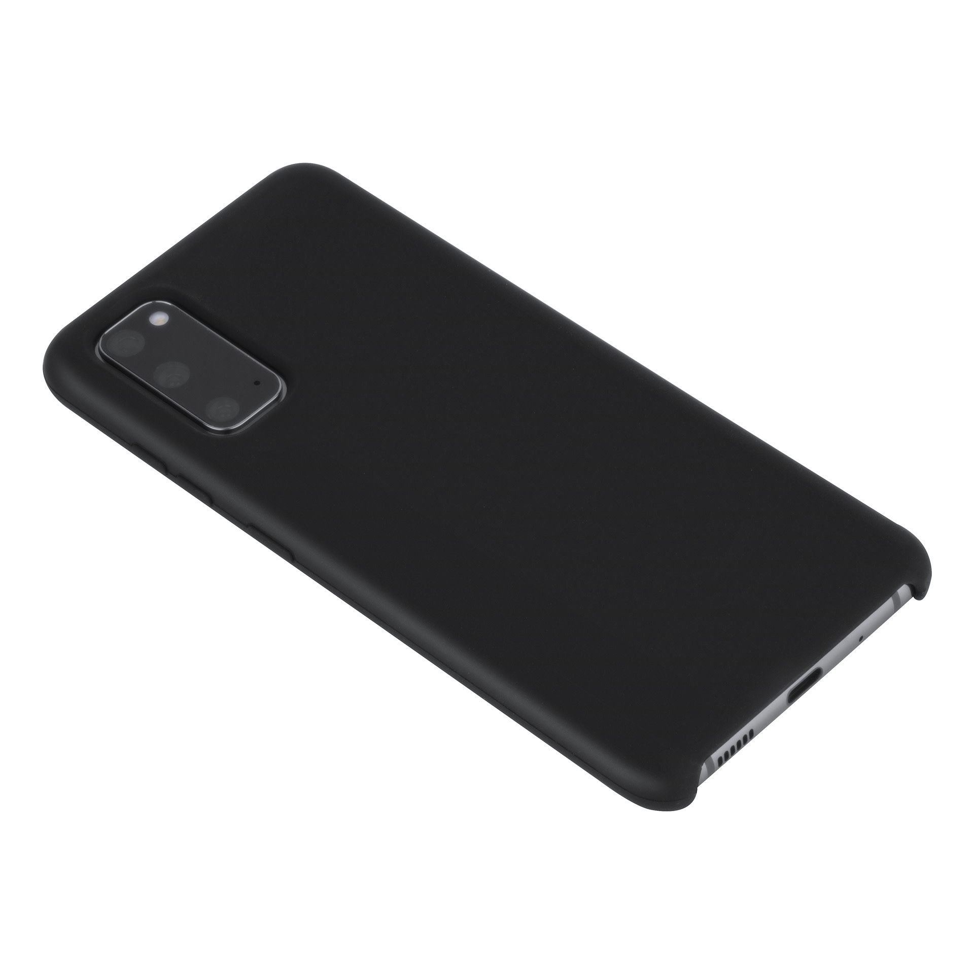 Samsung Galaxy S20 Backcover hoesje Zwart - silicone, foto 4 van 6