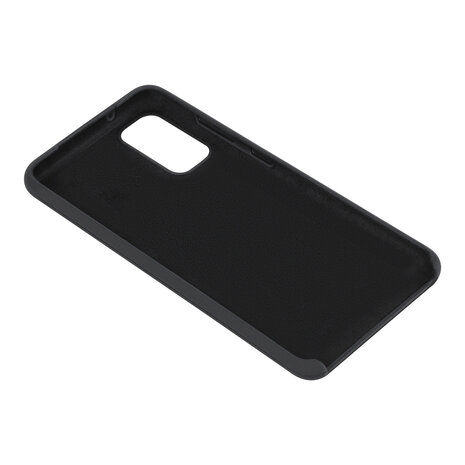 Samsung Galaxy S20 Backcover hoesje Zwart - silicone