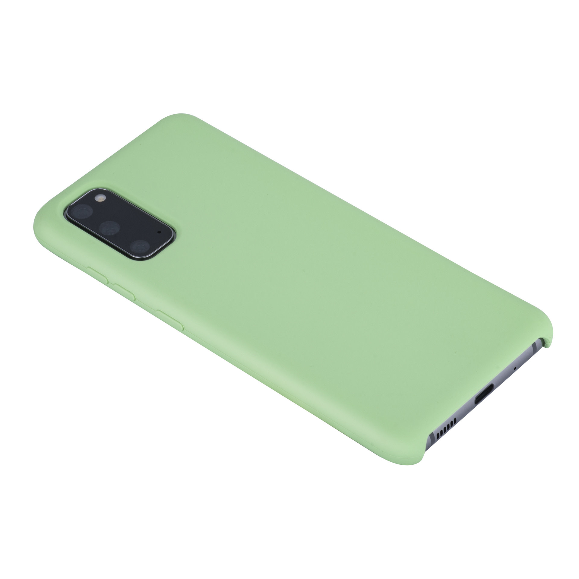 Samsung Galaxy S20 Licht groen Backcover hoesje - silicone, foto 5 van 6