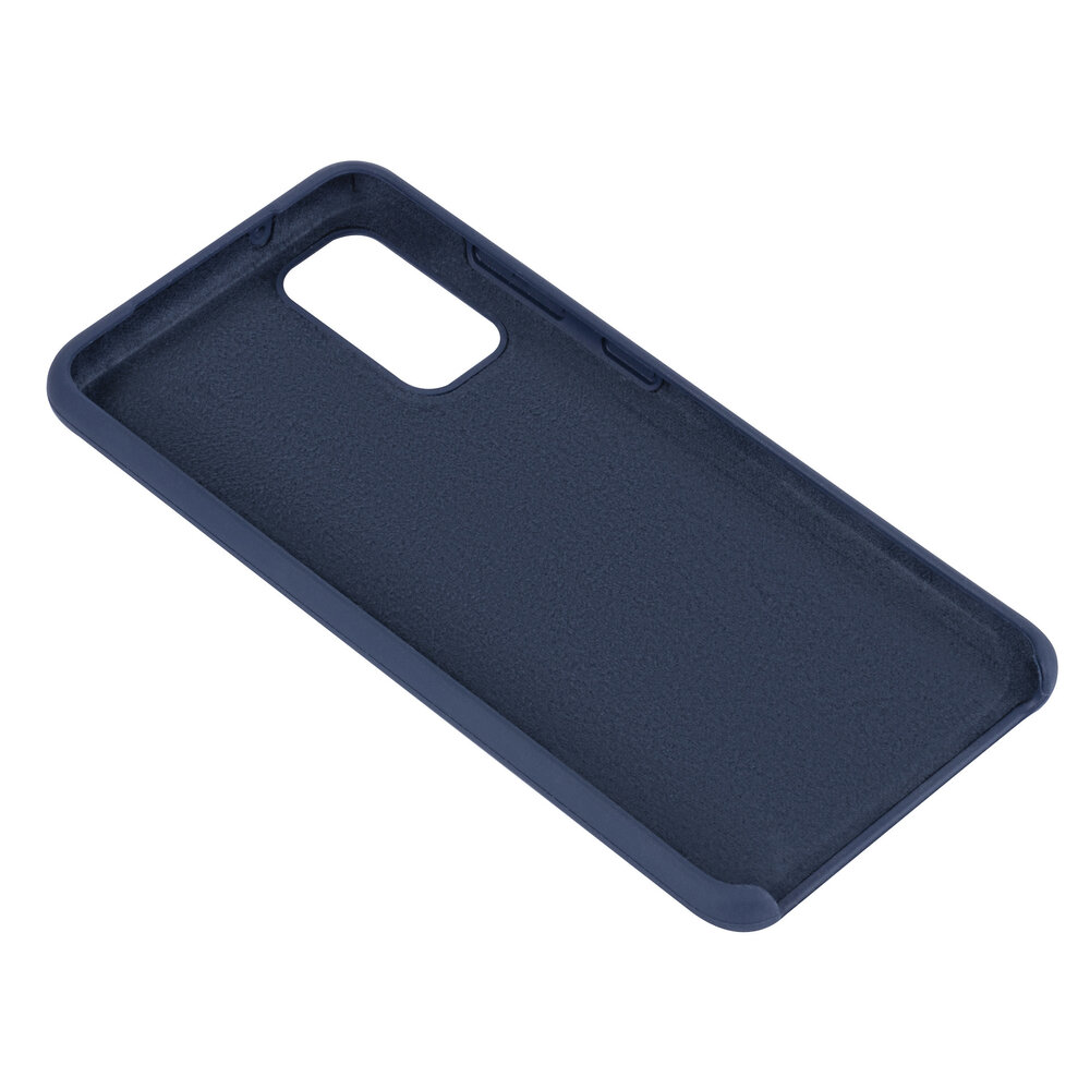 Samsung Galaxy S20 Diepblauw Backcover hoesje - silicone Samsung Galaxy S20 Diepblauw Backcover hoesje - silicone