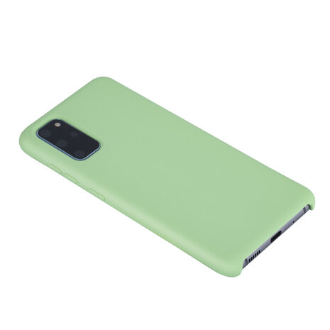 Samsung Galaxy S20 Plus Light Green Back cover case - Silicone Samsung Galaxy S20 Plus Light Green Back cover case - Silicone