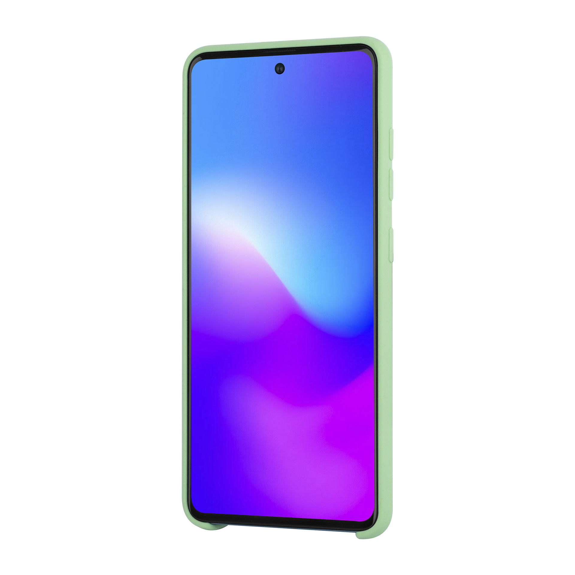 Samsung Galaxy A51 Licht groen Backcover hoesje - silicone, foto 4 van 6