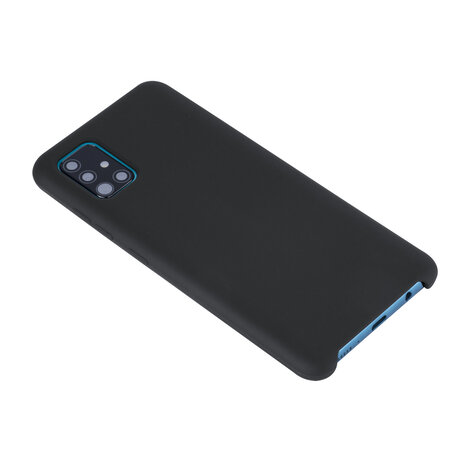 Samsung Galaxy A71 Black Back cover case - Silicone