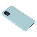 Samsung Galaxy A71 Light Blue Back cover case - Silicone