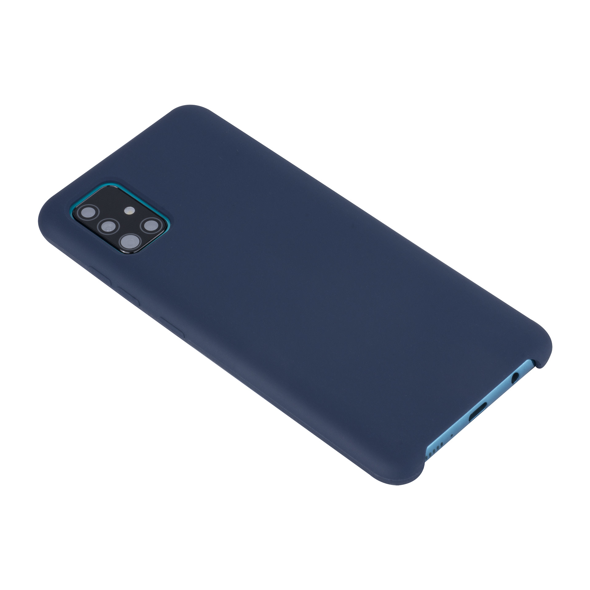 Samsung Galaxy A71 Diepblauw Backcover hoesje - silicone, foto 5 van 6