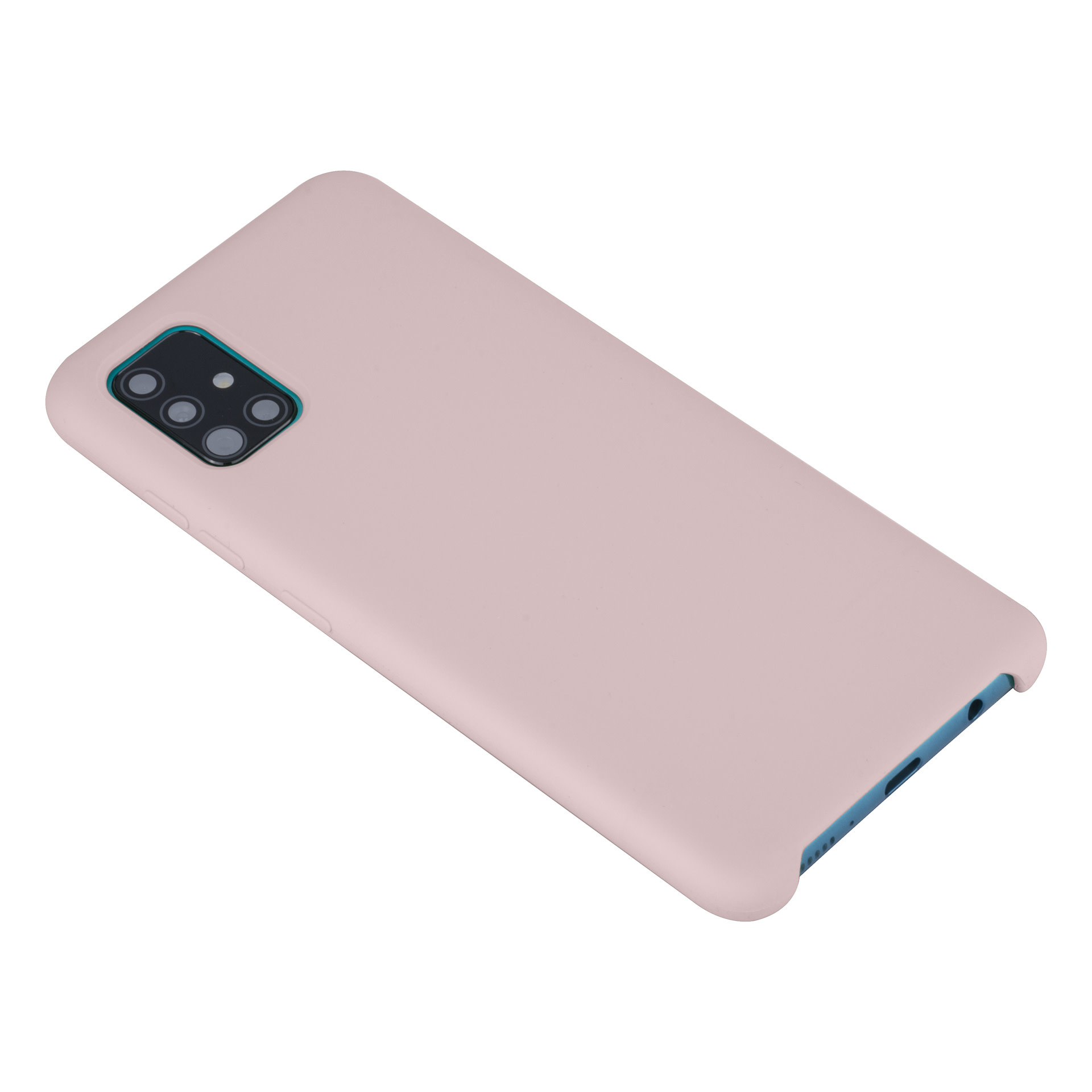 Samsung Galaxy A71 Sand Pink Backcover hoesje - silicone, foto 4 van 6
