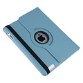 Apple iPad 2-3-4 Light Blue Book Case Tablet - 360 degrees rotatable