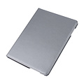 Apple iPad 2-3-4 Book case Zilver Book Case Tablethoes - 360 graden draaibaar
