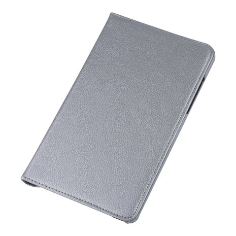 Samsung Tab A 8.0 2019 Zilver Book Case Tablethoes - 360 graden draaibaar Samsung Tab A 8.0 2019 Zilver Book Case Tablethoes - 360 graden draaibaar
