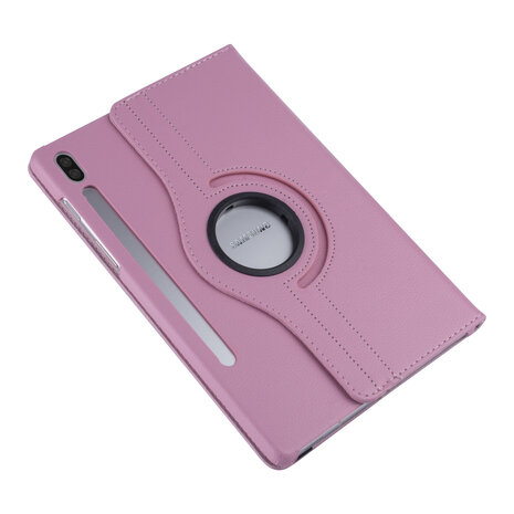 Samsung Tab S6 Rose Tablet Housse - 360 degrés rotatif Samsung Tab S6 Rose Tablet Housse - 360 degrés rotatif