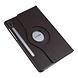 Samsung Tab S6 Bruin Book Case Tablethoes - 360 graden draaibaar Samsung Tab S6 Bruin Book Case Tablethoes - 360 graden draaibaar